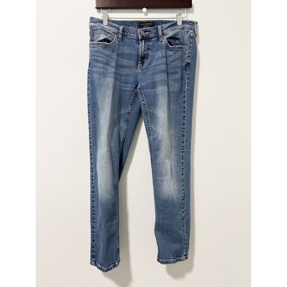 Banana Republic Outlet Girlfriend Jean Size 28/6 Blue Medium Wash Stretch Denim